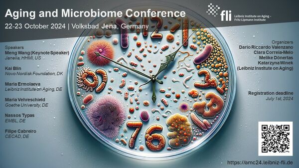 Aging and Microbiome Conference 2024 Powerpoint slide