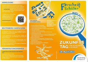 Flyer Forsche Schüler Tag 2022