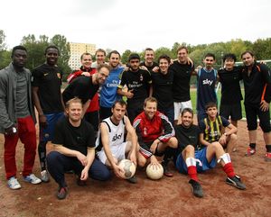 FLI Soccer Team at "Fußball macht Freunde"