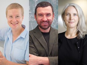 Portraits of Maria Ermolaeva, Dario Riccardo Valenzano and Claudia Waskow (Photos from left to right: Nadine Grimm, FLI, Arne Sattler)