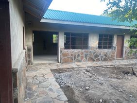 New field laboratory in the middle of Gonarezhou National Park in Africa. 