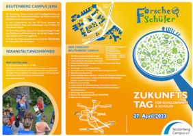 Flyer Forsche Schüler Tag 2023