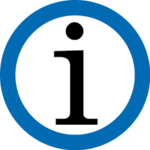 Drawing of an information icon
