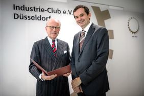 Prof. K. Lenhard Rudolph und DIC-Präsident Joachim F. Scheele